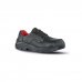 Upower Curly S Calzado de Seguridad - Talla 43 - Empeine Piel Flor, Hidrofugos, AirToe Composite, Antiperforacion, Antideslizante, Suela PU/PU, Proteccion S3S FO SR - Color Negro