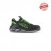 Upower Bryan S ESD Calzado de Seguridad Bajos - Talla 46 - Resistencia a la Abrasion, Impermeables y Transpirables, Puntera de Aluminio, Suela Antideslizante, Proteccion S3S CI FO SR - Color Negro/Verde