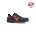 Upower Sirio S ESD Calzado de Seguridad Bajos - Talla 48 - Gamuza Perforada, Puntera de Aluminio, Antideslizante, Antiarrugas, Suela PU/PU High Rebound, Proteccion S1PS CI FO SR - Color Gris/Naranja