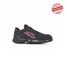 Upower Michelle S ESD Calzado de Seguridad Ligeros para Mujer - Talla 37 - Nylon Ultra-Transpirable, Pelicula Antiabrasion, Plantilla Antiperforacion, Puntera AirToe Aluminium, Proteccion S1PS FO SR - Color Negro/Rosa