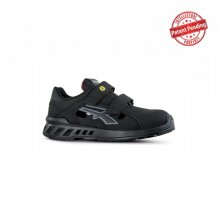 Upower Gary S ESD Sandalias de Trabajo - Talla 44 - Ligereza y Confort, Resistencia al Agua, Transpirables, Puntera AirToe Aluminium, Antiperforacion, Suela Antideslizante y Antiestatica, Proteccion S1PS FO SR - Color Negro