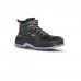 Upower Premiere L Botines de Seguridad - Talla 44 - Empeine Piel Hidrofuga, Inserciones Transpirables, Puntal Composite, Antiperforacion, Antideslizante, Proteccion S3 FO SR - Color Negro