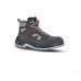 Upower Check L Botines de Seguridad - Talla 38 - Empeine Gamuza Suave, Textile Ultra Transpirable, Puntal Composite, Antiperforacion, Antideslizante, Suela Doble Capa PU, Proteccion S1P FO SR - Color Negro
