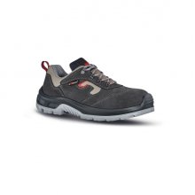 Upower Control L Botines de Seguridad - Talla 46 - Empeine en Gamuza Suave, Inserciones Textiles Transpirables, Puntal Composite, Antiperforacion, Antideslizante, Proteccion S1P FO SR - Color Negro