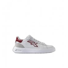 Upower Lilas Calzado de Seguridad Bajo - Talla 46 - Proteccion OB SR, DiseÃ±o Ergonomico, Suela Antideslizante - Color Blanco/Rojo