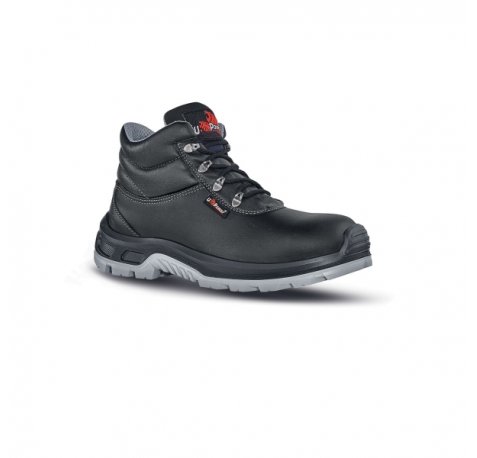Upower Enough S Calzado de Seguridad - Talla 36 - Botines Ligeros, Microfibra Hidrofuga, Proteccion S3 CI HI SRC ESD, Suela Antideslizante, Puntal AirToe Composite - Color Negro