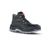 Upower Enough S Calzado de Seguridad - Talla 40 - Botines Ligeros, Microfibra Hidrofuga, Proteccion S3 CI HI SRC ESD, Antideslizante, Puntal AirToe Composite, Resistente a Bacterias y Quimicos - Color Negro