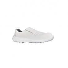 Upower Nurse O Calzado de Seguridad Bajos - Talla 45 - Proteccion S1 FO SR, Empeine Microfibra Resistente, Puntal AirToe Composite, Suela Antideslizante U-Grip, Lavables - Color Blanco