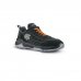 Upower Match S Calzado de Seguridad - Talla 43 - Gamuza Suave, Mesh Transpirable, Puntal Composite, Antiperforacion, Antideslizante, Suela Doble Densidad, Proteccion S1P FO SR - Color Negro