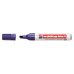 Edding Nº1 Rotulador Permanente - Punta Biselada - Trazo entre 1 y 5 mm. - Recargable - Secado Instantaneo - Color Azul (10 uds)