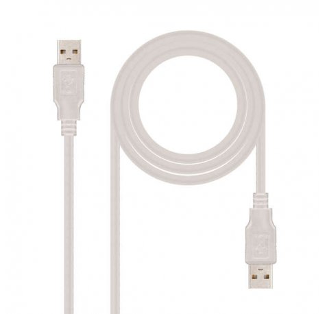 Nanocable Cable USB-A 2.0 Macho a USB-A Macho 1m