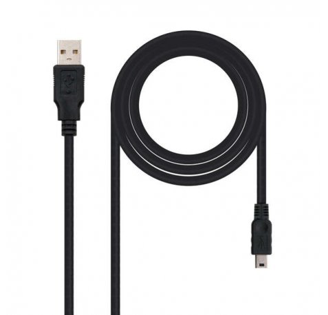 Nanocable Cable USB-A 2.0 Macho a Mini-USB Macho 0.50m