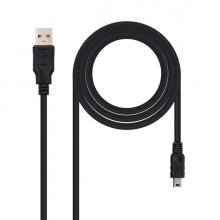 Nanocable Cable USB-A 2.0 Macho a Mini-USB Macho 1m