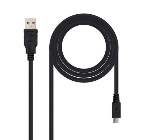 Nanocable Cable USB-A 2.0 Macho a Micro-USB Macho 1.80m