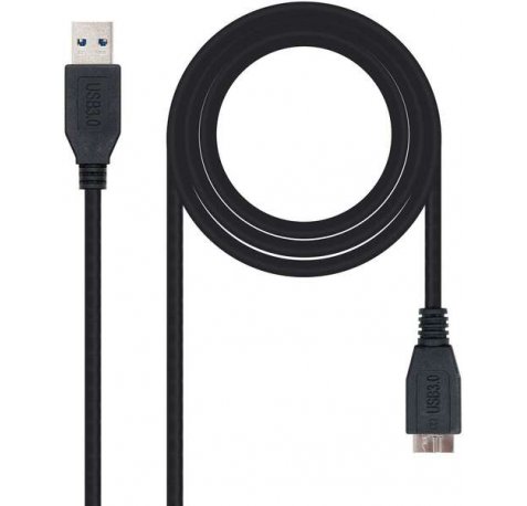 Nanocable Cable USB-A 3.0 Macho a Micro-USB 3.0 Macho 2m