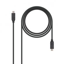 Nanocable Cable USB-C 3.1 Gen 2 10Gbps Macho a USB-C Macho 1m Nanocable Cable USB-C 3.1 Gen 2 10Gbps Macho a USB-C Macho 1m