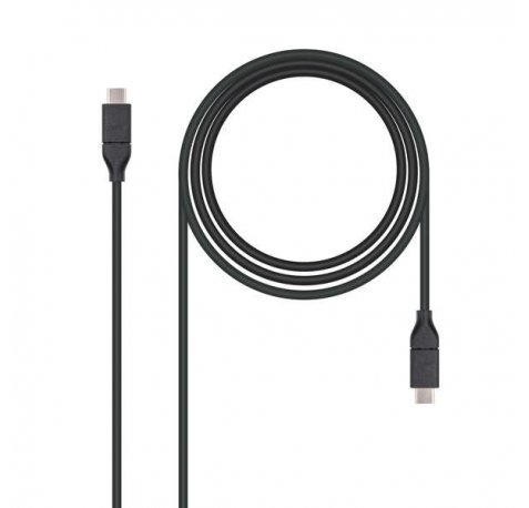 Nanocable Cable USB-C 3.1 Gen 2 10Gbps Macho a USB-C Macho 1m