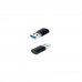 Nanocable Adaptador USB-A 3.1 Macho a USB-C Hembra