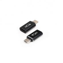 Nanocable Adaptador Micro USB/M A USB-C/H - Color Negro