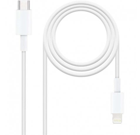 Nanocable Cable USB-C Macho a Lightning Macho 50cm