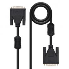 Nanocable Cable DVI Dual Link 24+1 Macho a DVI 24+1 Macho 5m - Color Negro Nanocable Cable DVI Dual Link 24+1 Macho a DVI 24+1 Macho 5m - Color Negro