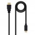 Nanocable Cable HDMI v1.3 Macho a Mini HDMI Macho 1.80m - Color Negro