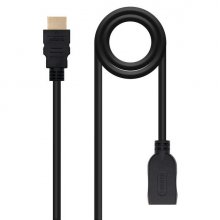 Nanocable Cable HDMI 2.0 Prolongador A/M-A/H - 2.0m - Color Negro