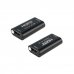 Nanocable Repetidor HDMI - Resolucion 4K a 24Hz - Conectores Hembra a Hembra - Amplificacion hasta 40m - Compacto - Color Negro