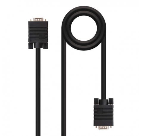 Nanocable Cable SVGA HDB15 Macho a HDB15 Macho 3m - Color Negro