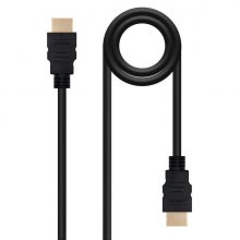 Nanocable Cable HDMI V1.4 (Alta Velocidad/Hec) A/M-A/M 1.0m - Color Negro