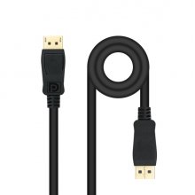 Nanocable Cable Displayport 1.4 DP/M-DP/M - Longitud 3m - Soporta Resoluciones de Video de hasta 8K - Color Negro