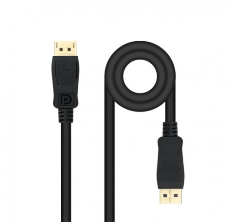 Nanocable Cable Displayport 1.4 DP/M-DP/M - Longitud 5m - Soporta Resoluciones de Video de hasta 8K - Color Negro