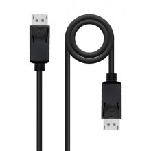 Nanocable Cable Displayport 1.4 CCS DP/M-DP/M - Longitud 1.5m - Color Negro