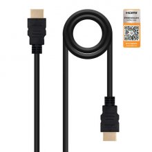 Nanocable Cable HDMI v2.0 Premiun Macho a HDMI v2.0 Premiun Macho 3m - 4K@60Hz 18Gbps - Alta Velocidad - Color Negro