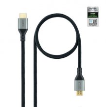 Nanocable Cable HDMI 2.1 Certificado Ultra HS M-M 2m - Color Negro