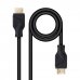 Nanocable Cable HDMI 2.1 CCS A/M-A/M - Longitud 1m - Color Negro