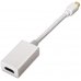 Nanocable Conversor de Video - Mini DisplayPort a HDMI - Longitud 15cm - Macho a Hembra - Color Blanco