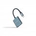Nanocable Conversor USB-C A VGA - Aluminio - 10cm - Color Gris