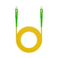 Nanocable Cable Fibra SC/APC-SC/APC Monomodo LSZH  3m - Color Amarillo