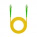 Nanocable Cable Fibra SC/APC-SC/APC Monomodo LSZH 15m - Color Amarillo