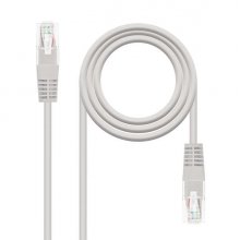Nanocable Cable de Red Latiguillo RJ45 Cat.6 UTP AWG24 0.50m - Color Gris