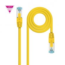 Nanocable Cable Red Cat.7 LSZH SFTP PIMF AWG26 50cm - Color Amarillo