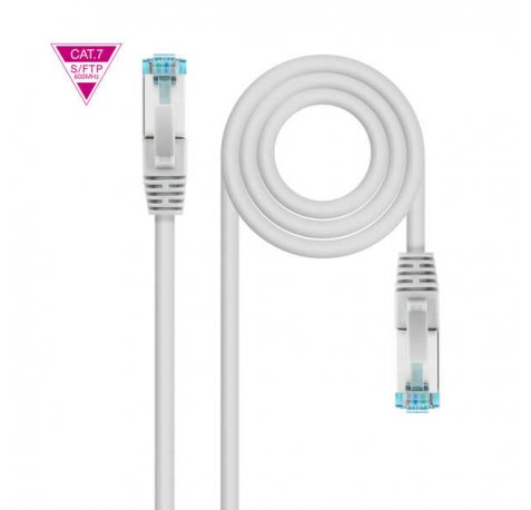 Nanocable Cable Red Latigui Cat.7 LSZH SFTP PIMF AWG26 1.5m - Color Gris