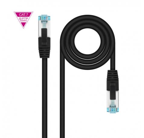Nanocable Cable Red Cat.7 LSZH SFTP PIMF AWG26 2m - Color Negro