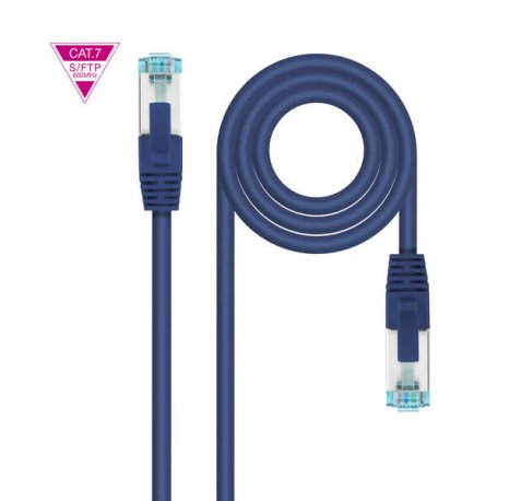 Nanocable Cable Red Cat.7 LSZH SFTP PIMF AWG26 2m - Color Azul