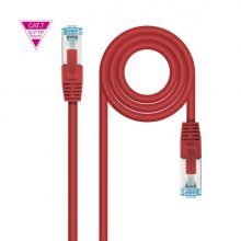 Nanocable Cable Red Cat.7 LSZH SFTP PIMF AWG26 2m - Color Rojo