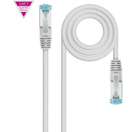 Nanocable Cable de Red Latiguillo Cat.7 600Mhz LSZH SFTP PIMF AWG26 7m