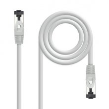 Nanocable Cable Red Latiguillo Cat.8.1 2Ghz LSZH SSTP AWG26 - Longitud 3m - Color Gris Nanocable Cable Red Latiguillo Cat.8.1 2Ghz LSZH SSTP AWG26 - Longitud 3m - Color Gris