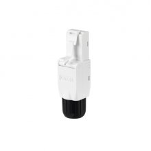 Nanocable Pack de 10 Conectores RJ45 8 Hilos Cat.6A - Auto Crimpable Sin Herramientas - Color Blanco