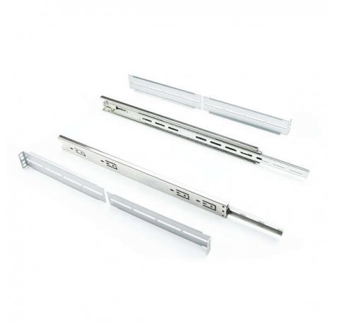 Nanocable Guias Laterales Telescopicas para Caja Rack de 19"